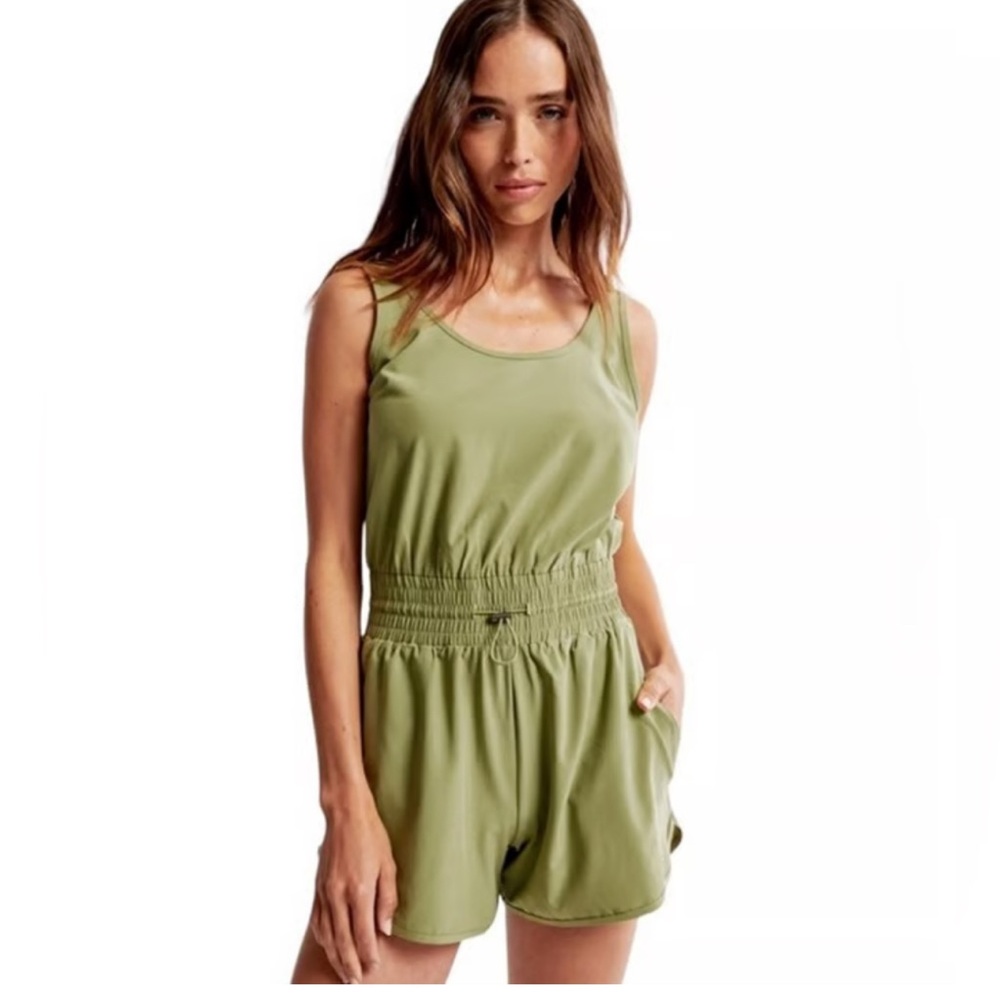 Abercrombie & Fitch Olive Green Top